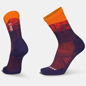 Le Bent Mickey Graglia Pro Series Zero Cushion Merino Wool 3/4 Crew Socks